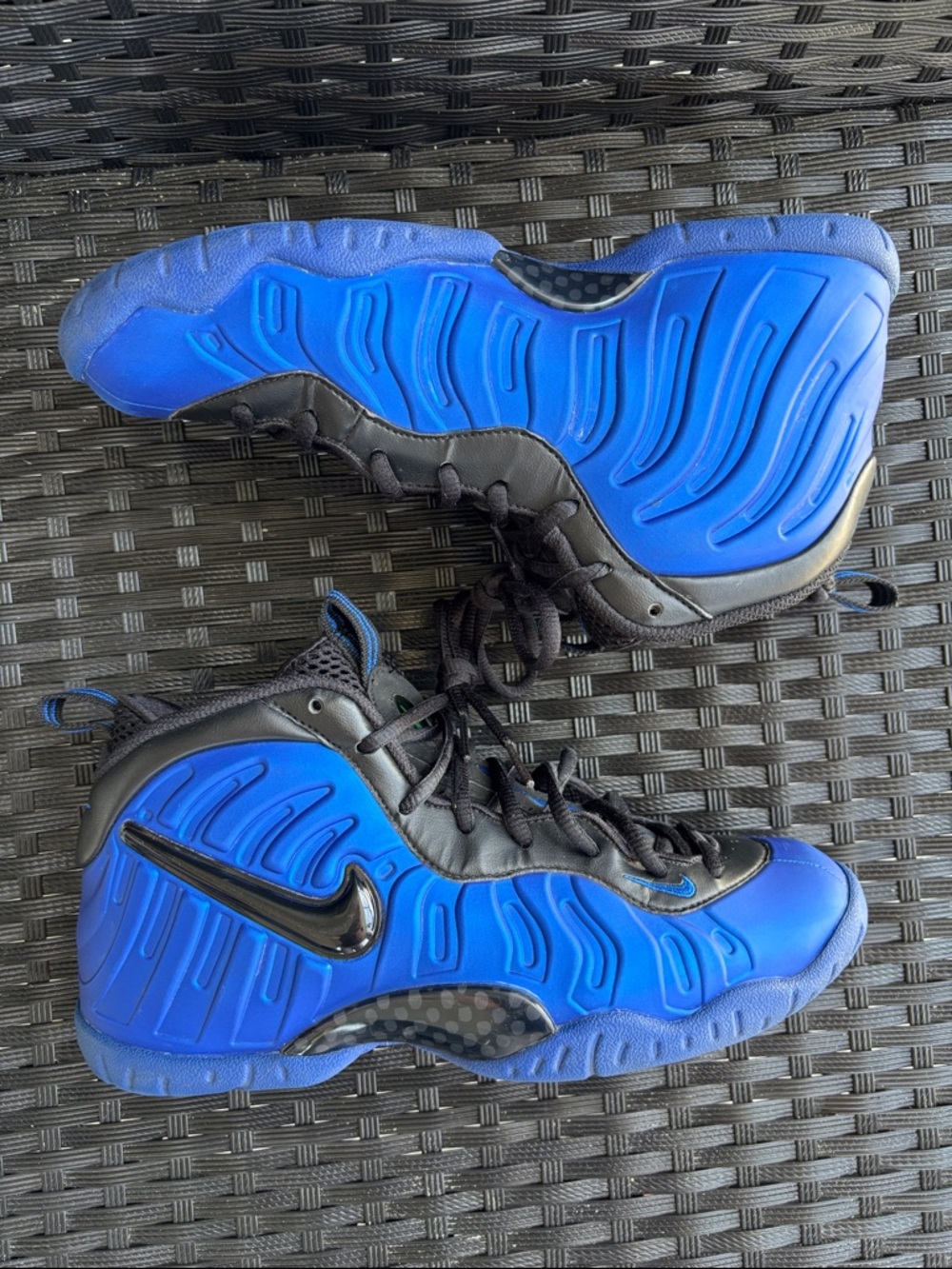 Nike Little Posite Pro GS Sneakers - Hyper Cobalt - # 644792-402 - Sz 6.5Y